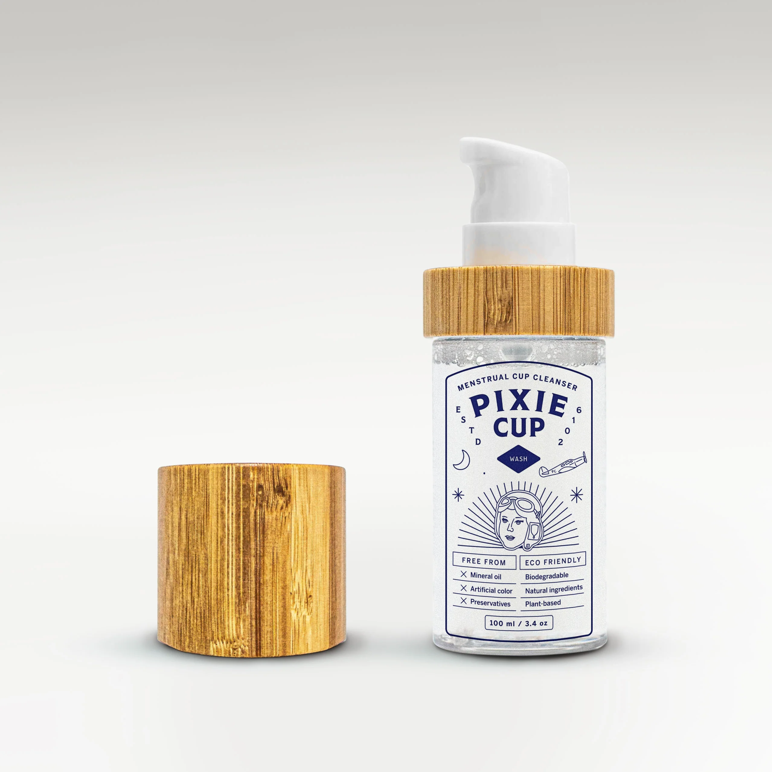 Pixe Foam Wash with Bamboo Lid - Clearance - Image 6